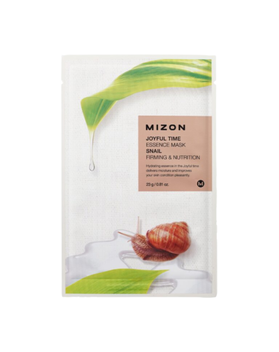 Mascarilla coreana facial con mucina de caracol, ideal si buscas darle a tu piel un extra de elasticidad e hidratación óptimo durante todo el día.