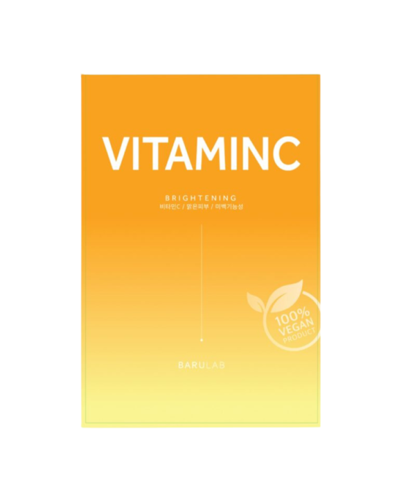 Mascarilla hidratante facial, elaborada con vitamina C y nacinamida, ideal para pieles maduras o deshidratadas que necesitan un boost de luminosidad.