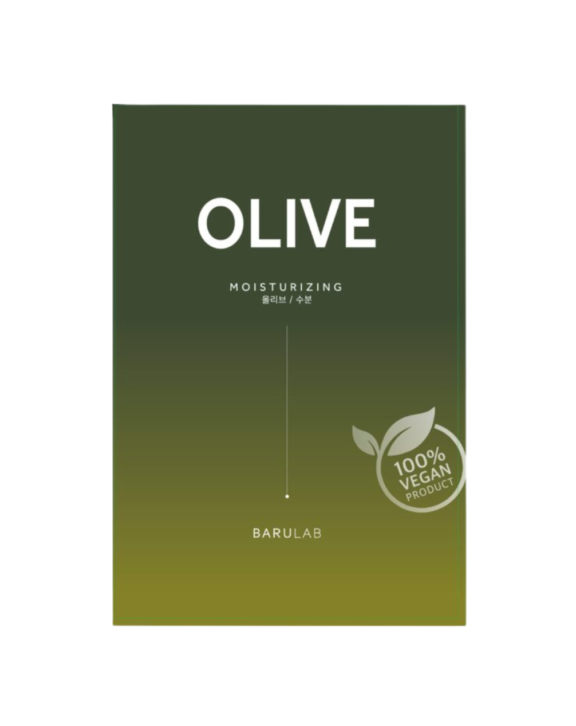 Mascarilla hidratante de tejido con aceite de oliva y extractos de varias frutas y vegetales, efecto reparador e hidratante al instante en tu piel.