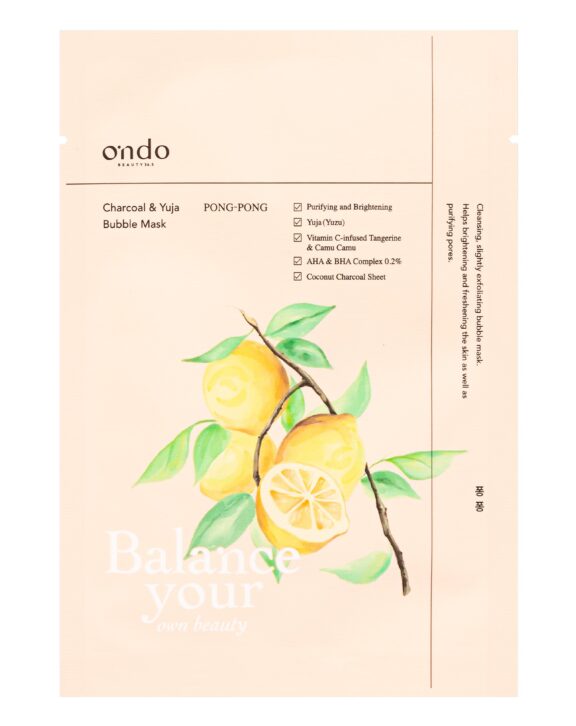 Descubre la mascarilla de burbujas de Ondo, el secreto de la cosmética coreana para limpiar poros e impurezas con una textura de espuma burbujeante.