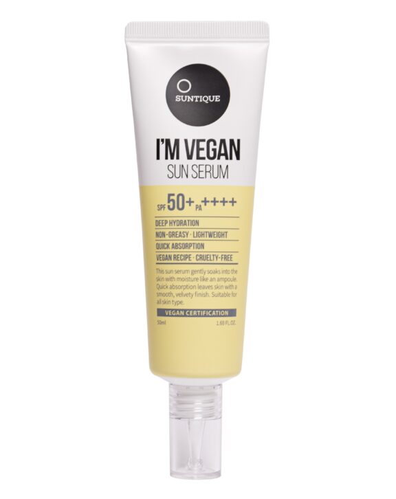 Si buscas un protector solar tipo sérum, Suntique tiene la solución definitiva. Textura ligera de rápida absorción, protección solar SPF50+ PA++++