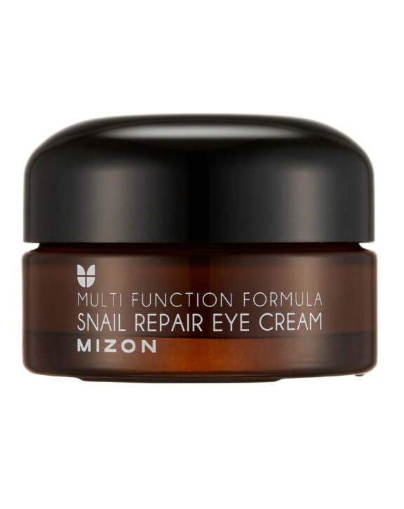 Crema de ojos reparadora para el contorno con un 80% de filtrado de baba de caracol. Hidratación profunda para reducir las líneas finas de expresión.