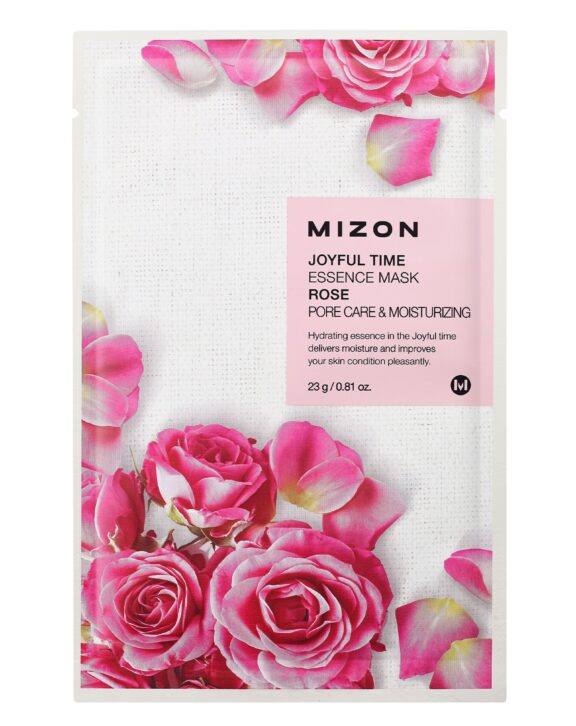 Descubre la mascarilla coreana facial con extracto de rosa. Hidratante y nutritiva, ideal para limpiar suavemente los poros e hidratar la dermis.