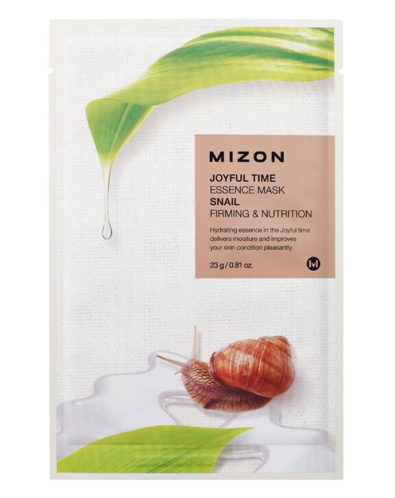 Mascarilla coreana facial con mucina de caracol, ideal si buscas darle a tu piel un extra de elasticidad e hidratación óptimo durante todo el día.