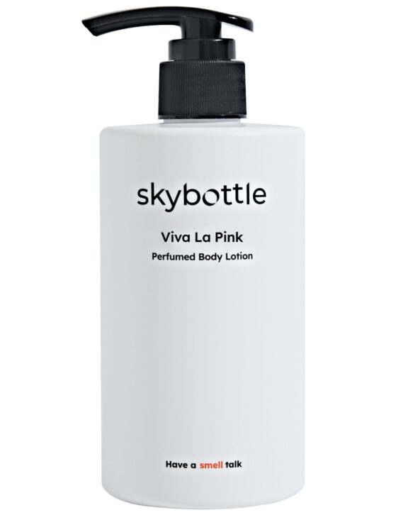 Compra online la loción corporal hidratante perfumada de Skybottle, la mejor fórmula coreana con karité, macadamia y aroma a pomelo y ámbar.