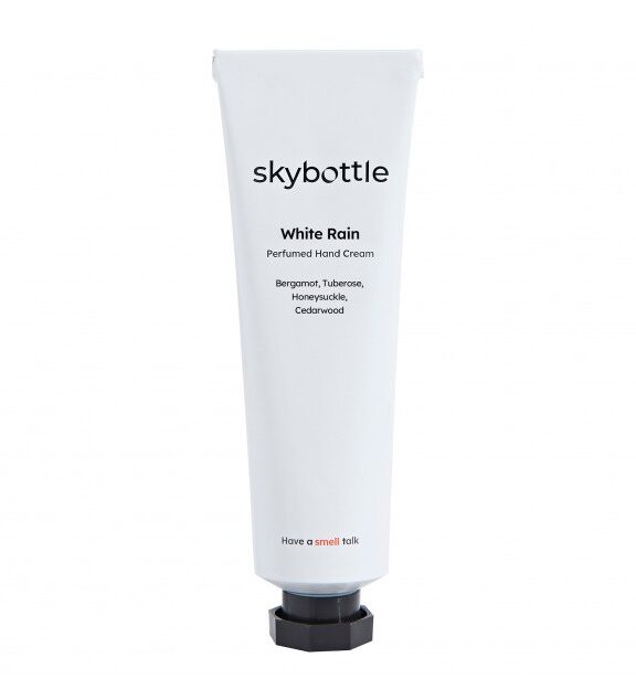 Siente el frescor de la lluvia en tus manos con la crema de manos perfumada White Rain Perfumed de Skybottle, con una textura densa súper hidratante.