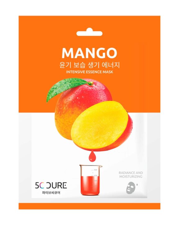 Descubre los beneficios de la mascarilla de tejido con extracto de mango de Jkosmec: nutre e hidrata profundamente la piel, para un cutis más radiante.