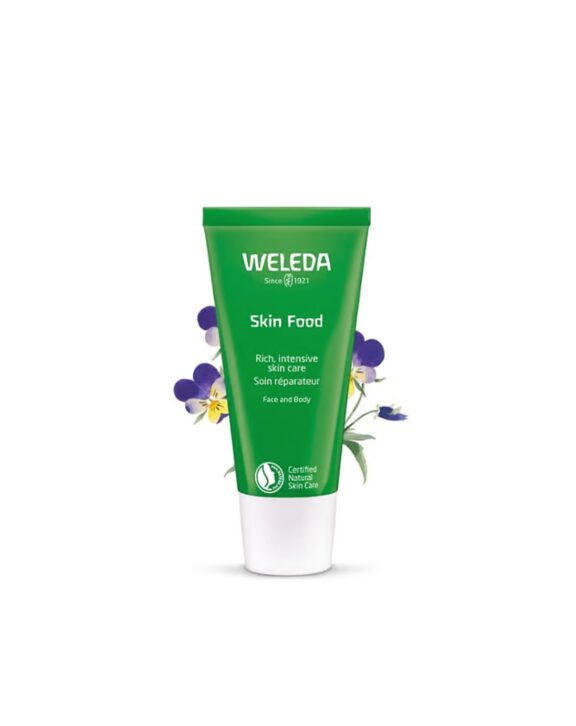 Gel de ducha cremoso 100% natural de Weleda, limpia suavemente, nutre la piel seca o sensible, dejándola suave y flexible gracias a la caléndula.