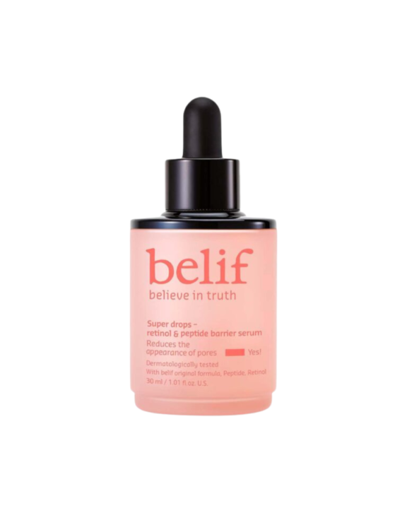 Sérum antiedad con retinol y péptidos que mejora la elasticidad, reduce poros, hidrata y reafirma la piel, disminuyendo arrugas y líneas de expresión