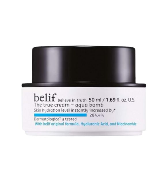 Prueba la crema hidratante para piel grasa en gel de Belif, un superventas mundial diseñado para refrescar y calmar, también para las pieles mixtas