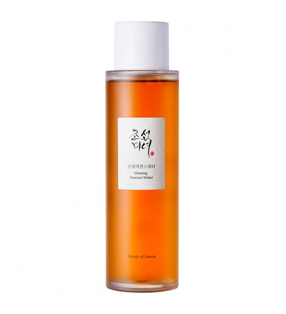 Esencia formulada con agua de ginseng que ayuda a mejorar la uniformidad del tono de la piel.