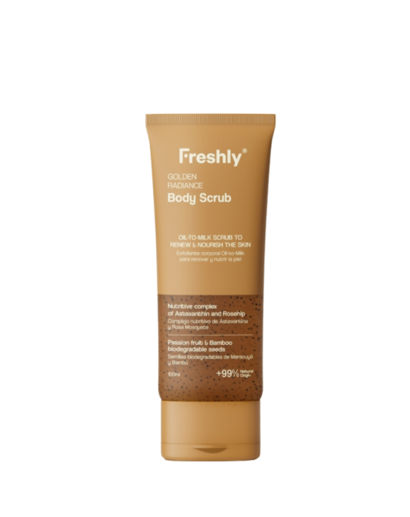 Exfoliante corporal natural.