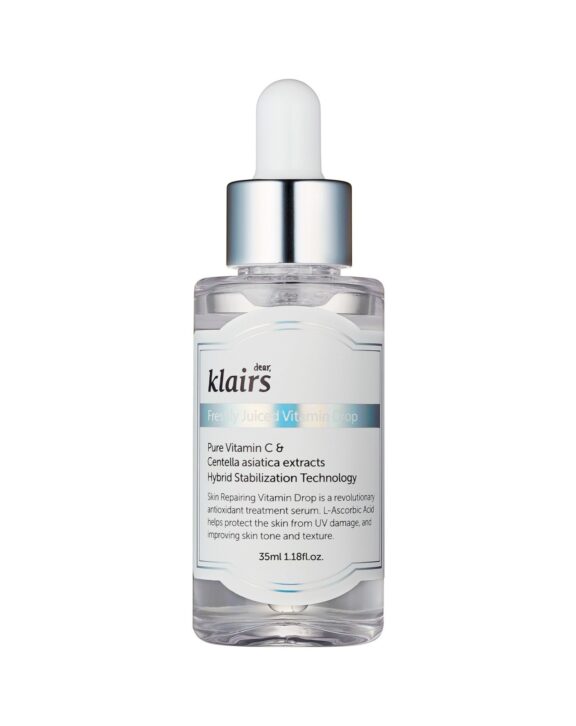 Sérum antioxidante formulado con un 5% de vitamina C pura, pensado para ayudar a proteger la piel frente a los radicales libres y aportar luminosidad al rostro.